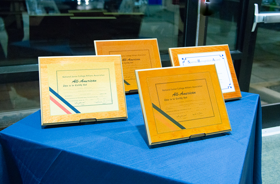 Athletics Hall of Fame Certificates